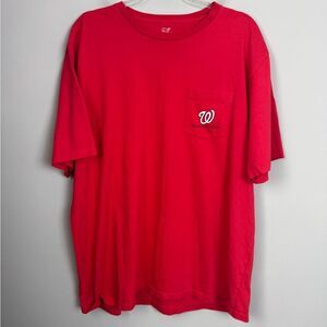 VINEYARD VINES | Red Washington Nationals Whale Logo T-Shirt Men’s Size 2X-Large